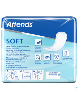 Attends soft 4 maxi    couche anatom. 1x 8