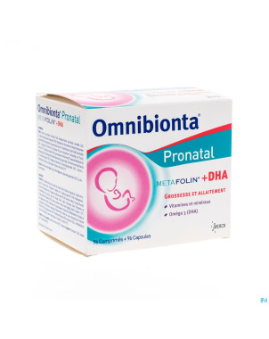 Omnibionta pronatal metafolin+dha tabl 96+caps 96