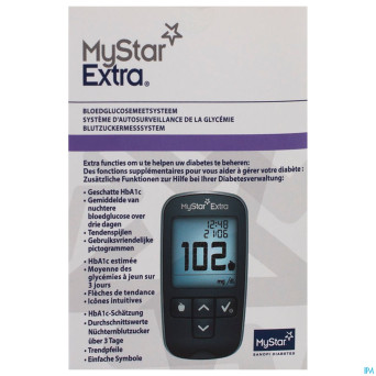 Mystar extra autosurveillance glycemie kit