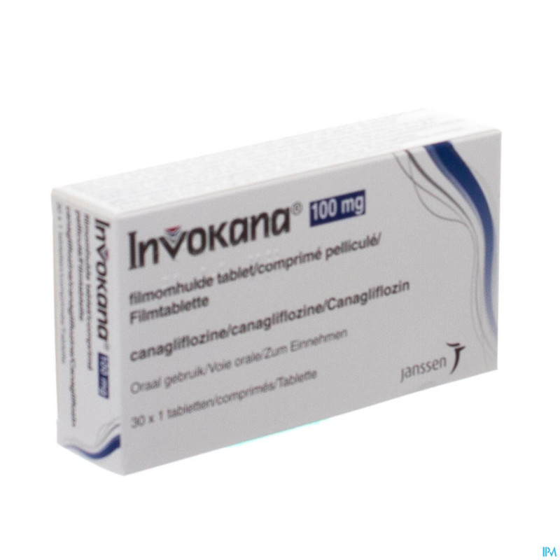 Invokana 100 mg tabl pell 30 x 100 mg