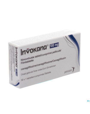 Invokana 100 mg tabl pell 30 x 100 mg