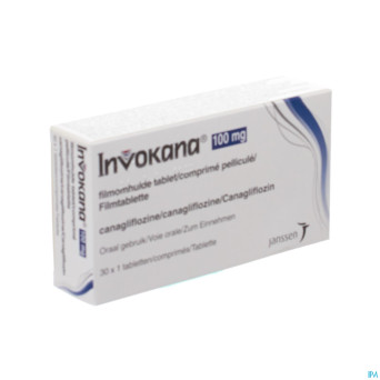 Invokana 100 mg tabl pell 30 x 100 mg