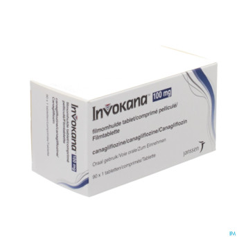 Invokana 100 mg tabl pell 90 x 100 mg