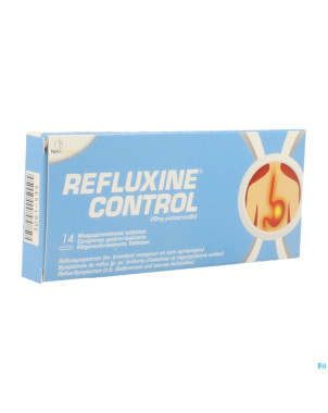 Refluxine control 20mg gastro resist comp 14x20mg