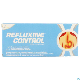 Refluxine control 20mg gastro resist comp 14x20mg