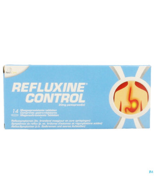 Refluxine control 20mg gastro resist comp 14x20mg