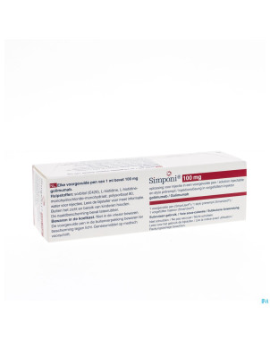 Simponi 100 mg stylo prerempli smartject
