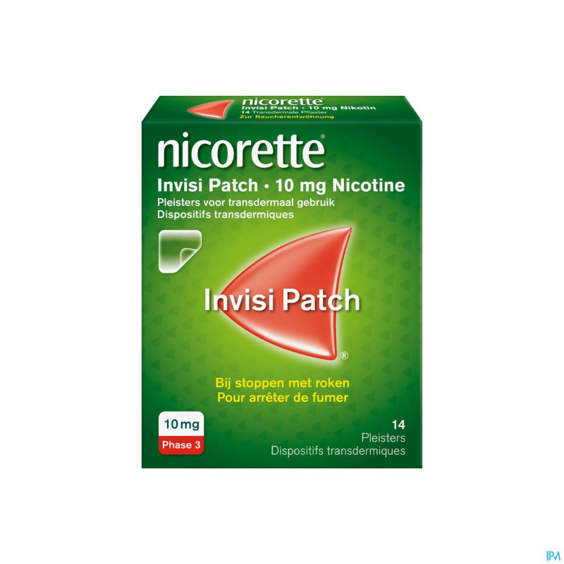 Nicorette invisi 10 mg patch 14