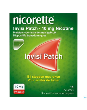 Nicorette invisi 10 mg patch 14