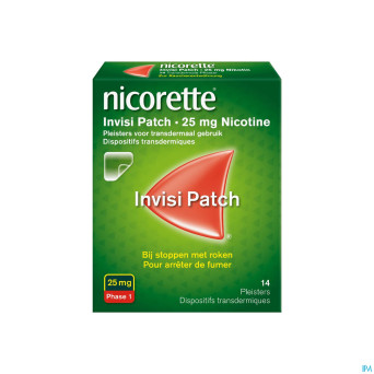 Nicorette invisi 25 mg patch 14