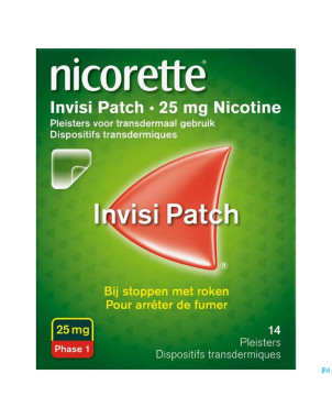Nicorette invisi 25 mg patch 14