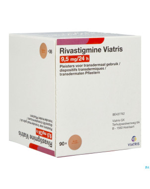 Rivastigmine viatris 9,5mg/24 emplatre transd 90