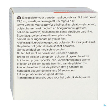 Rivastigmine viatris 9,5mg/24 emplatre transd 90