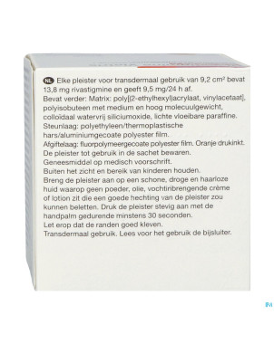 Rivastigmine viatris 9,5mg/24 emplatre transd 90