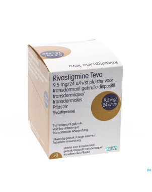 Rivastigmine viatris 9,5mg/24 emplatre transd 90