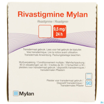 Rivastigmine viatris 9,5mg/24 emplatre transd 90