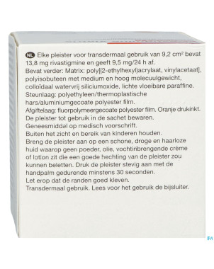 Rivastigmine viatris 9,5mg/24 emplatre transd 90