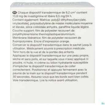 Rivastigmine viatris 9,5mg/24 emplatre transd 90