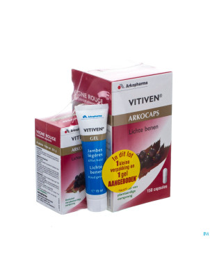 Arkogelules vitiven vigne rouge caps 150 promo