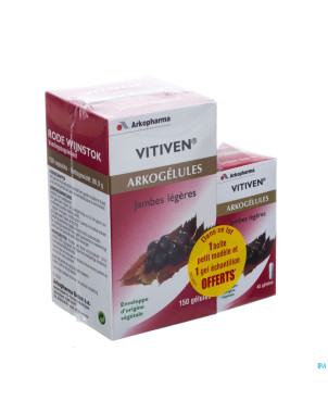 Arkogelules vitiven vigne rouge caps 150 promo