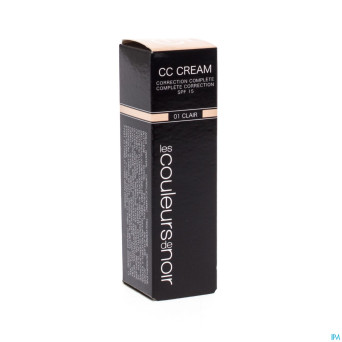 Les couleurs de noir cc cream 01 beige clair  30ml