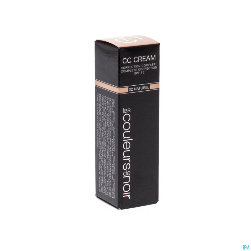 Les couleurs de noir cc cream 02 beige naturel30ml