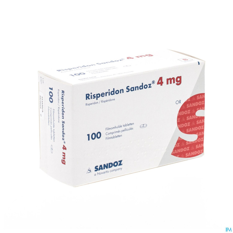 Risperidon sandoz comp pell 100 x 4 mg