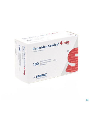 Risperidon sandoz comp pell 100 x 4 mg