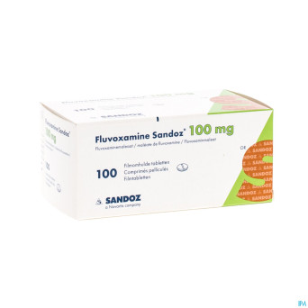Fluvoxamine sandoz tabl 100 x 100 mg