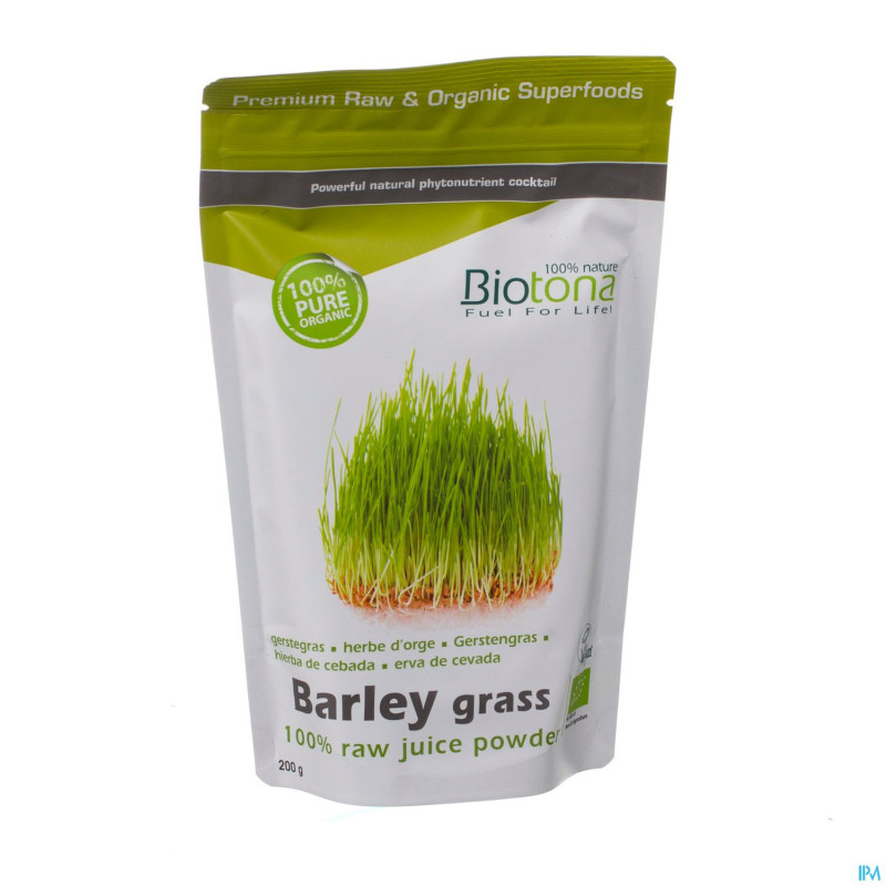 Biotona barley grass raw juice powder 200g