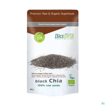Biotona black chia raw seed    400g