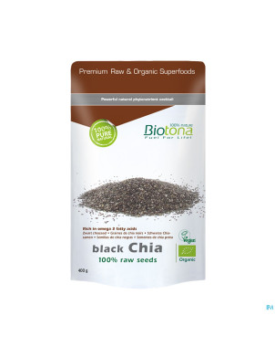Biotona black chia raw seed    400g