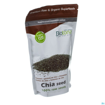 Biotona black chia raw seed    400g