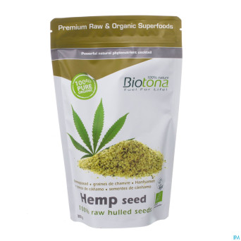 Biotona hemp raw hulled seed 300g