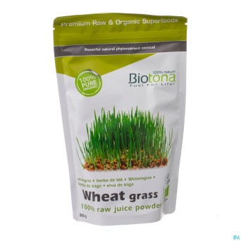 Biotona wheat grass raw juice powder 200g