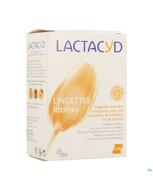 Lactacyd femina lingettes intimes new 10