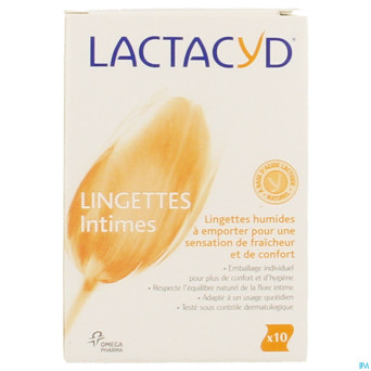 Lactacyd femina lingettes intimes new 10