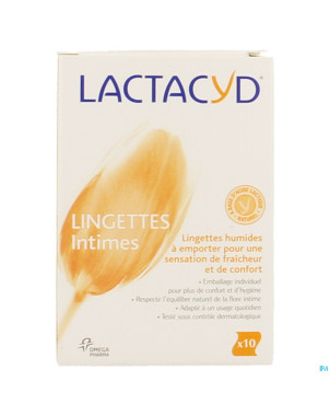 Lactacyd femina lingettes intimes new 10