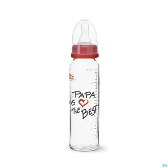 Bibi biberon verre mama papa  250ml rempl.1071075
