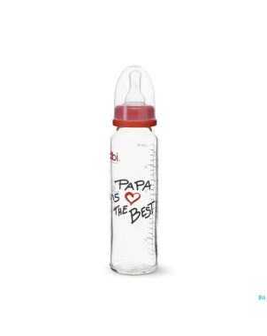 Bibi biberon verre mama papa  250ml rempl.1071075