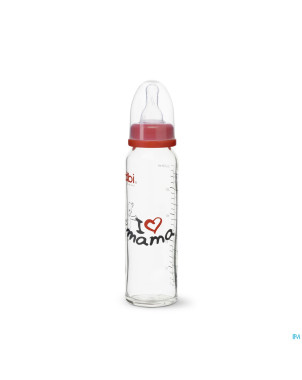 Bibi biberon verre mama papa  250ml rempl.1071075
