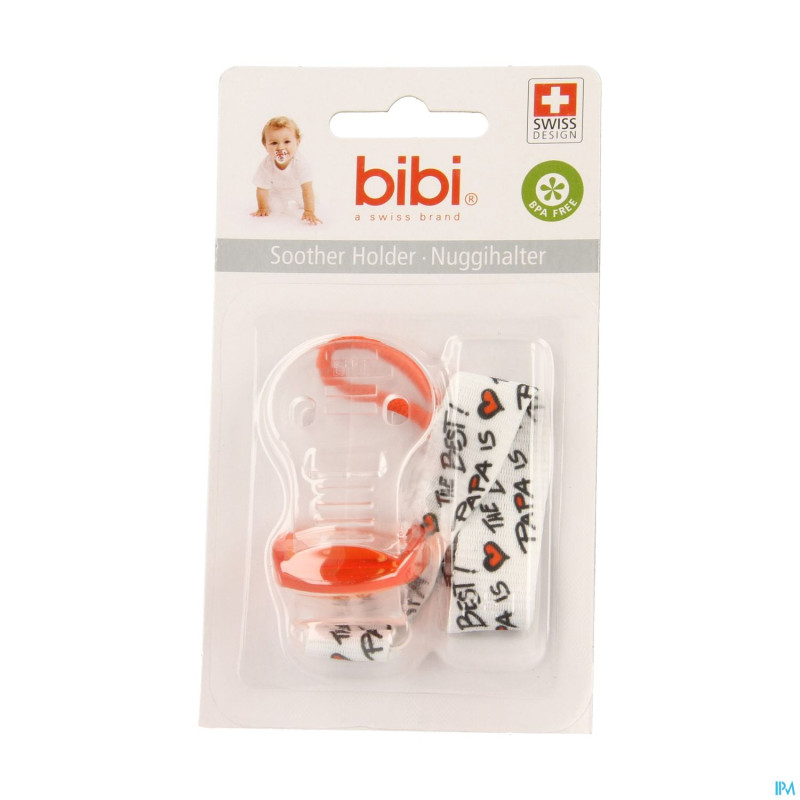 Bibi sucette bande attache papa nouveau