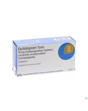 Escitalopram 10 mg teva comp orodisp 60 x 10 mg