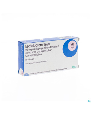 Escitalopram 20 mg teva comp orodisp 30 x 20 mg