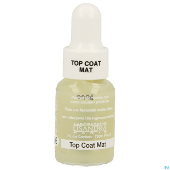 Lisandra serr'ongle 206 top coat mat    5ml
