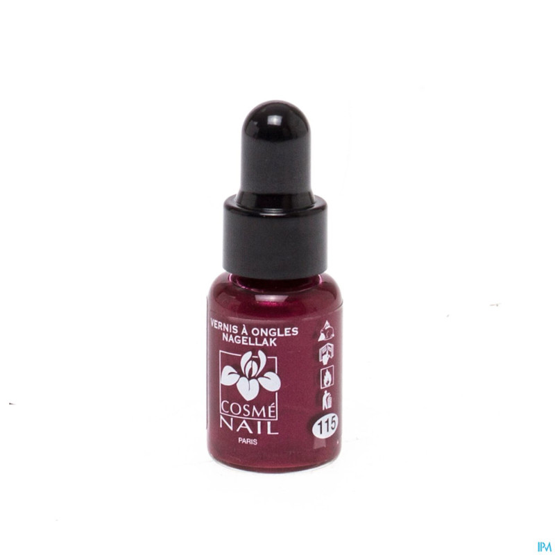 Lisandra cosmenail vao mini 115 rouge metal    5ml