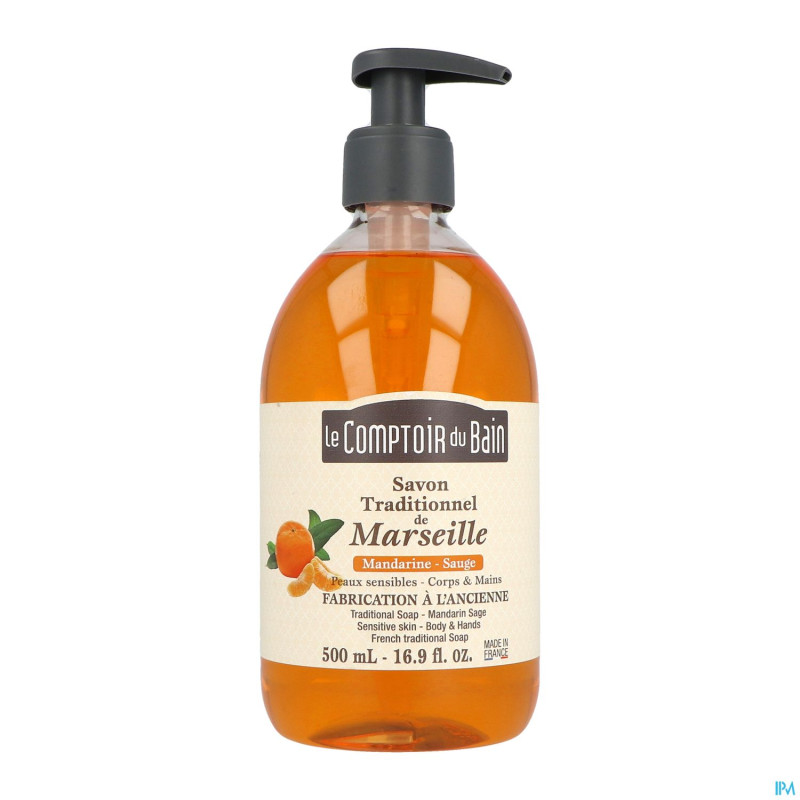 Lcb savon trad.marseille mandarine    1l