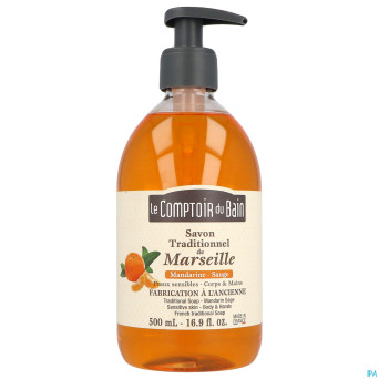 Lcb savon trad.marseille mandarine    1l