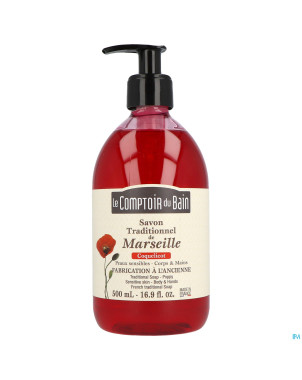 Lcb savon trad.marseille coquelicot    500ml