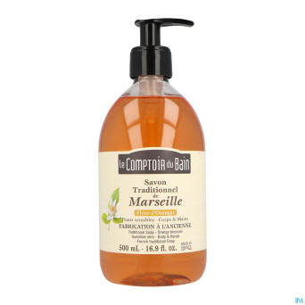 Lcb savon trad.marseille fleur oranger    500ml